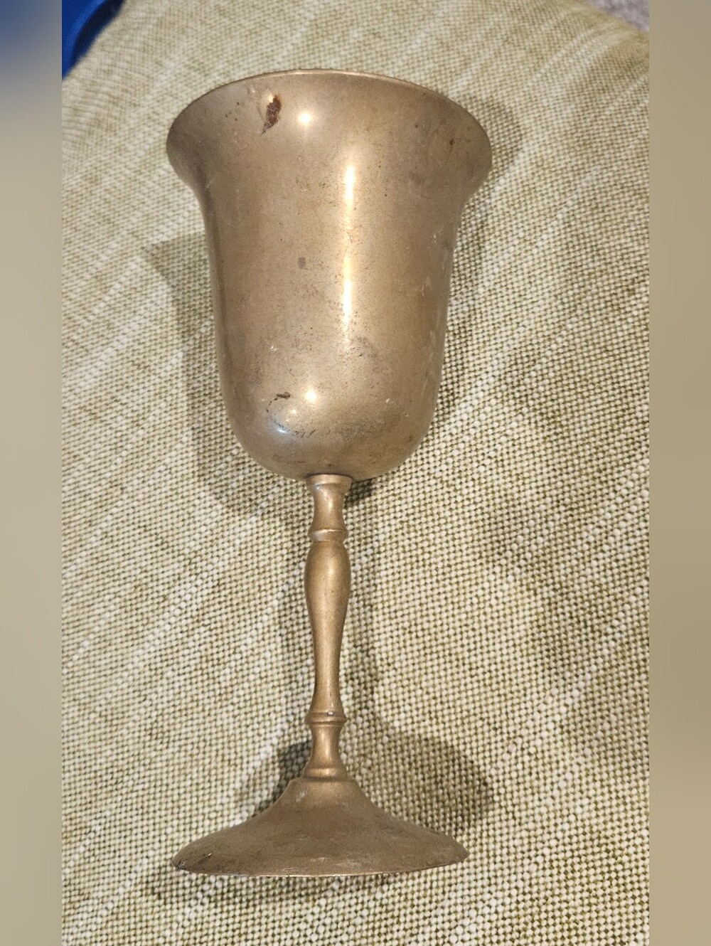 Vintage Wine Goblet Stem And Pedestal